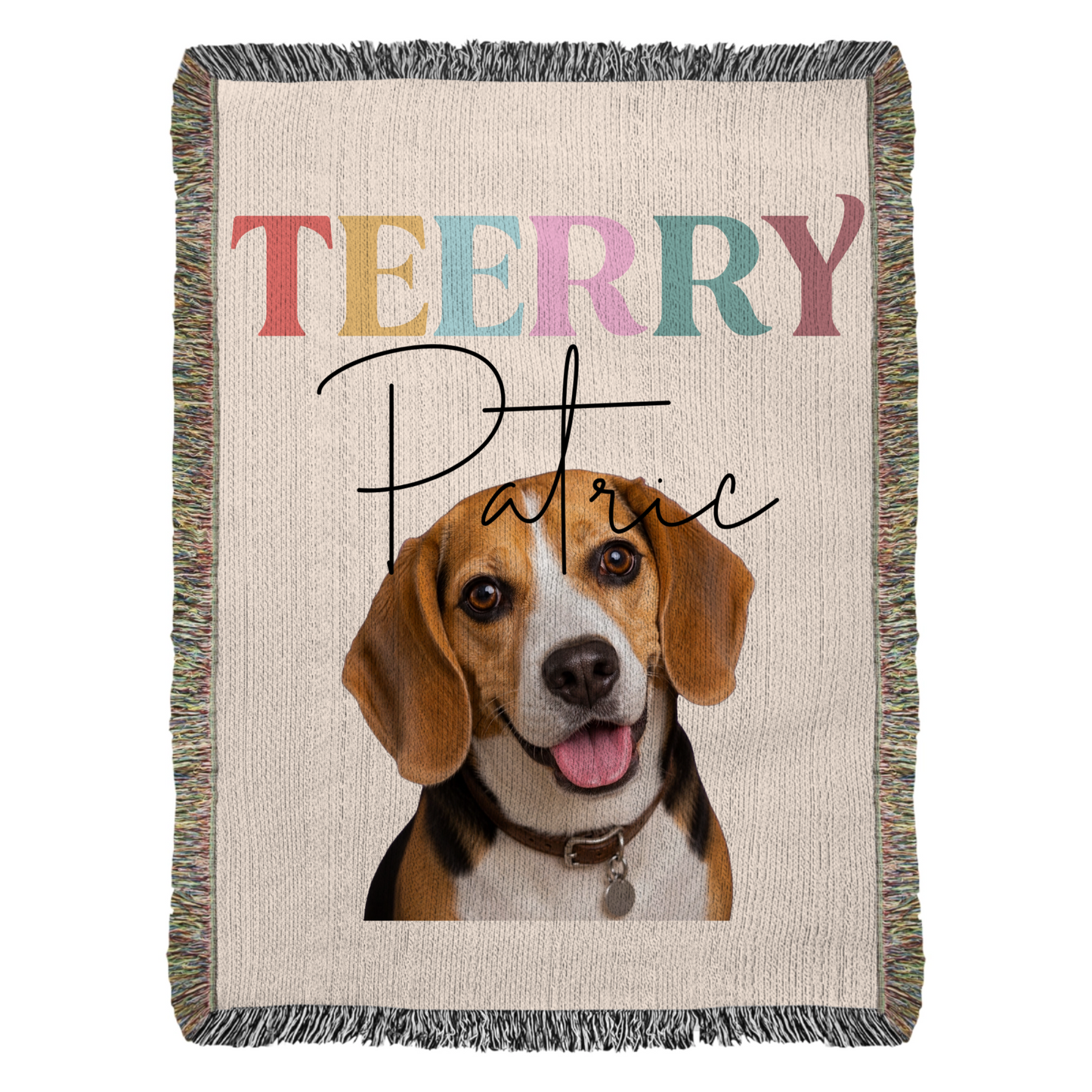 Heirloom Photo Woven Blanket (Portrait)