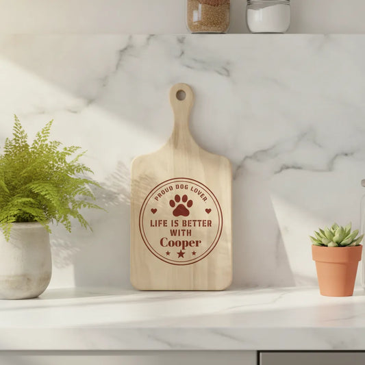 Hardwood Paddle Cutting Board