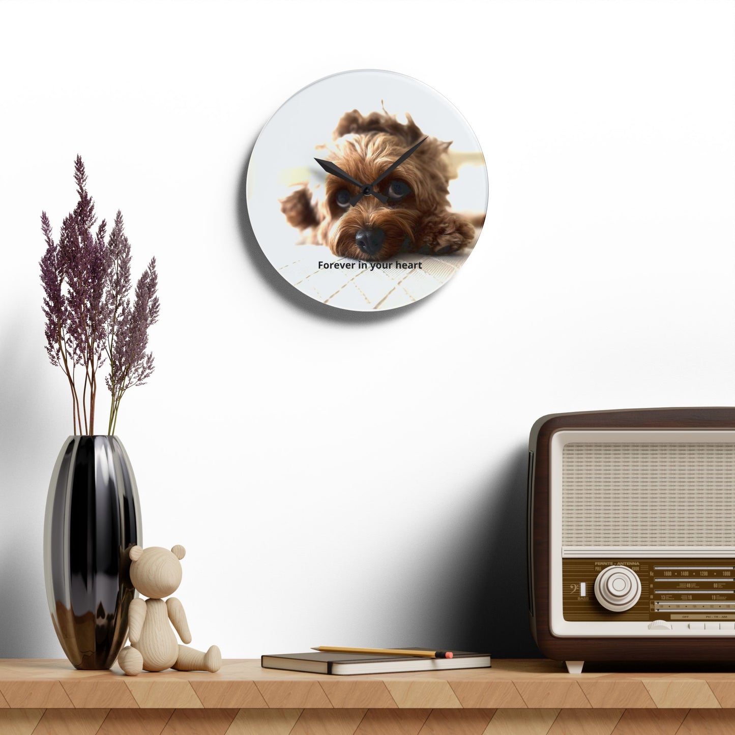 Memorial Pet Wall Clock - Personalized
