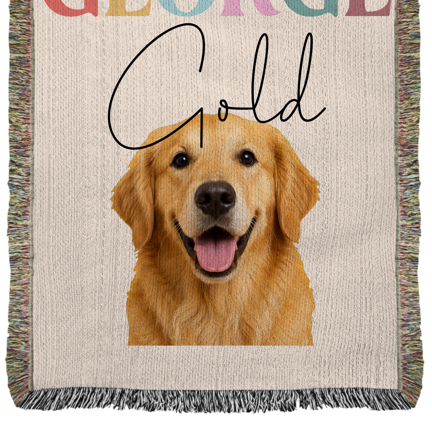 Heirloom Photo Woven Blanket (Portrait)