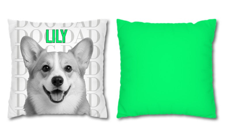 Faux Suede personalized Pillowcase